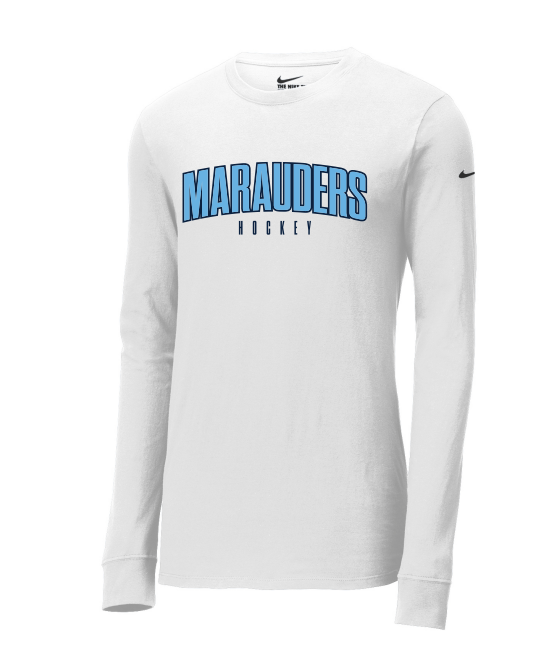 Roseville Mahtomed Hockey UNISEX Nike Dri-FIT Cotton/Poly Long Sleeve Tee