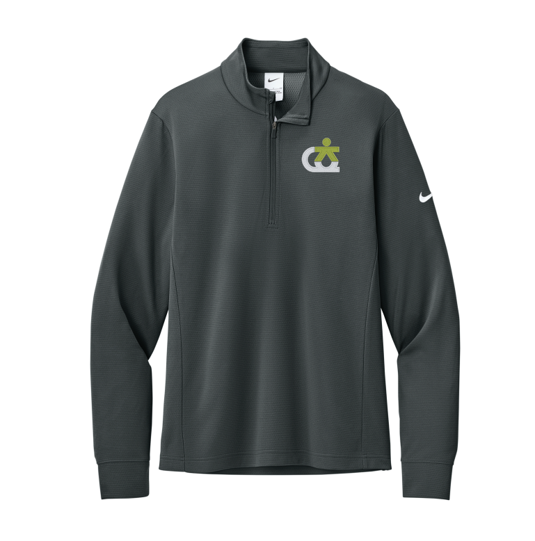Kenwood Gymnastics Nike Essential 1/2-Zip Cover-Up - ANTHRACITE