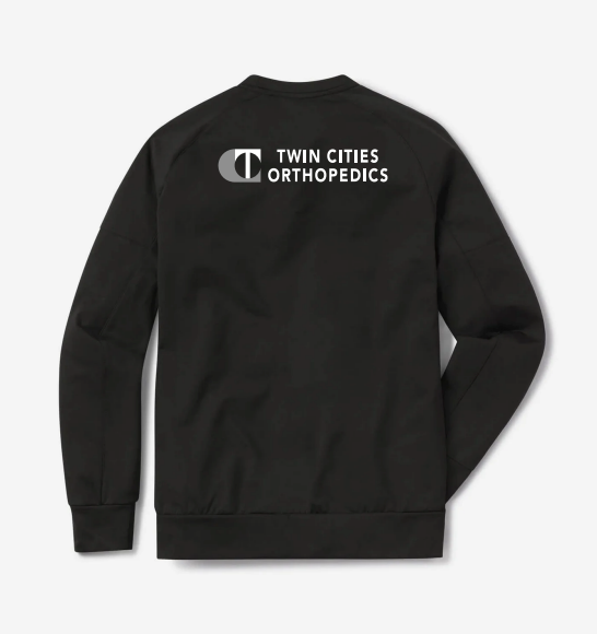 EAGAN COACH UNRL Crossover Crewneck - BLACK