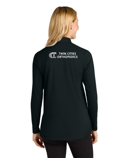 EAGAN COACH Women's Port Authority® C-FREE® Double Knit 1/4-Zip
