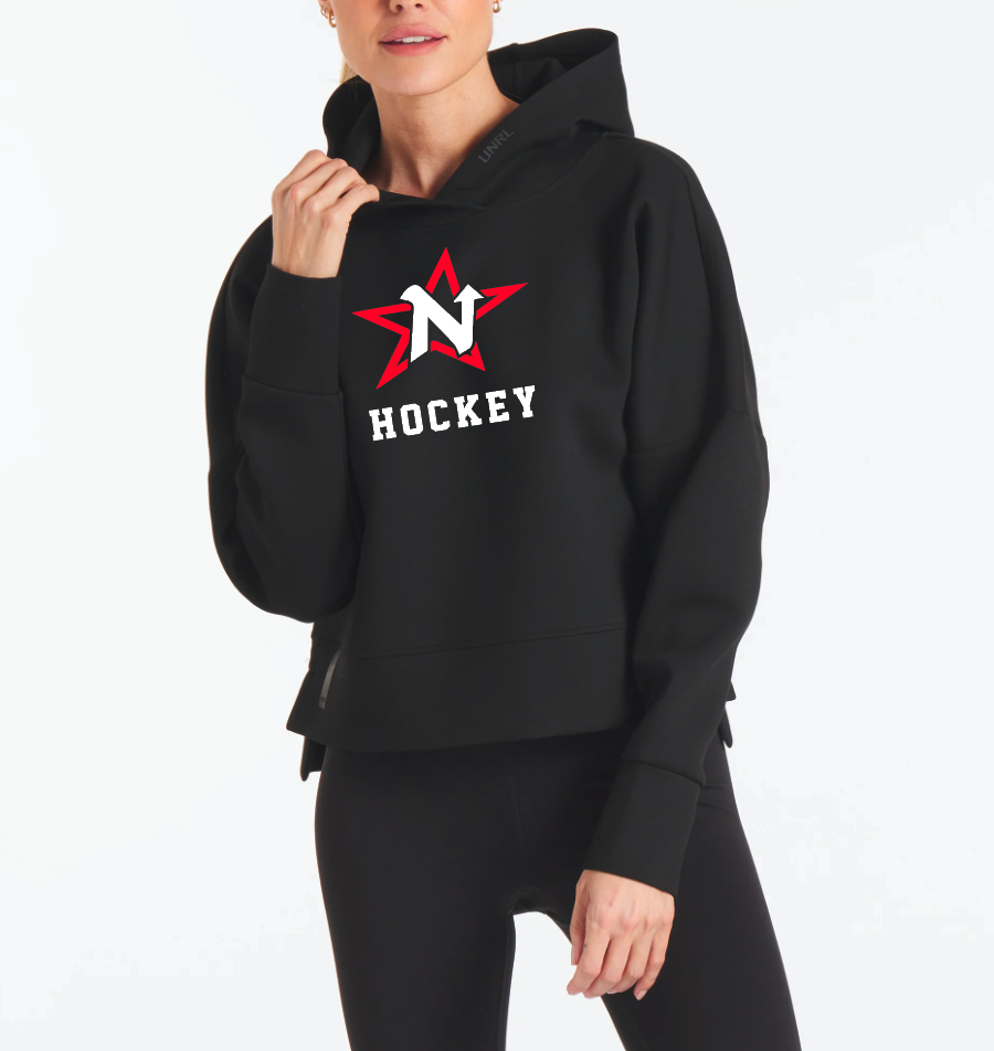 Duluth Northern Stars UNRL LuxBreak Oversized Hoodie - BLACK