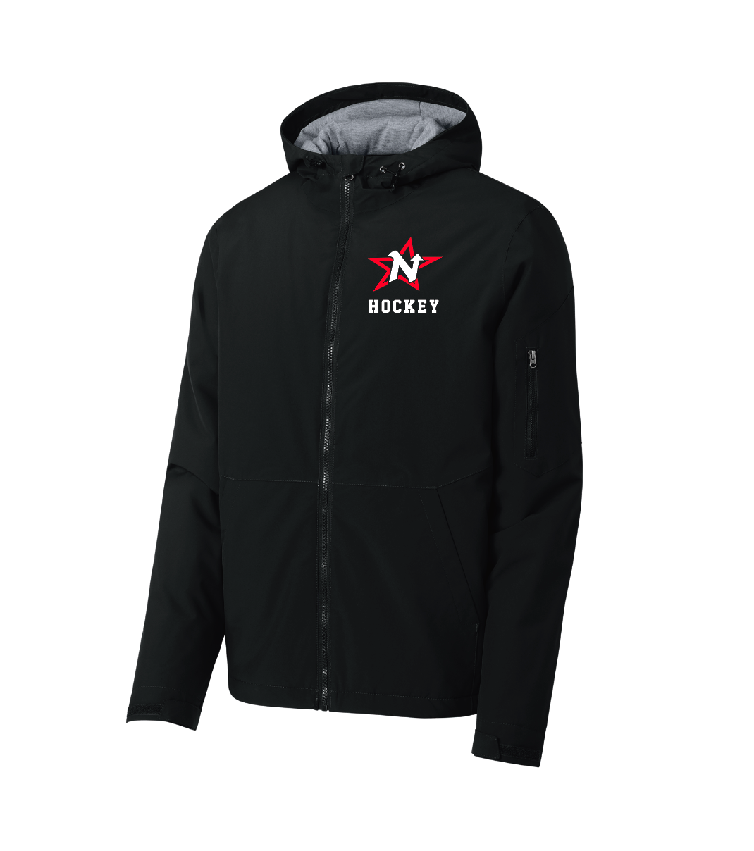 Duluth Northern Stars Sport-Tek® Waterproof Insulated Jacket - BLACK