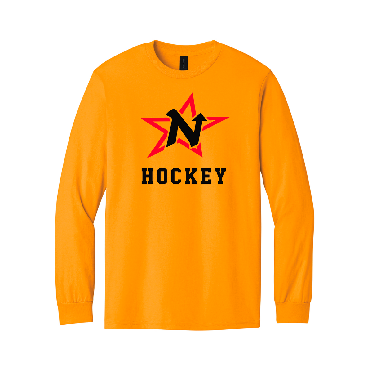 Duluth Northern Stars Heavy Cotton™ 100% Cotton Long Sleeve T-Shirt - GOLD