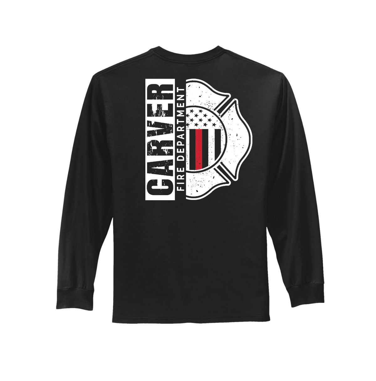 Carver Fire Port & Co® Long Sleeve Essential Tee (MALTESE BACK)