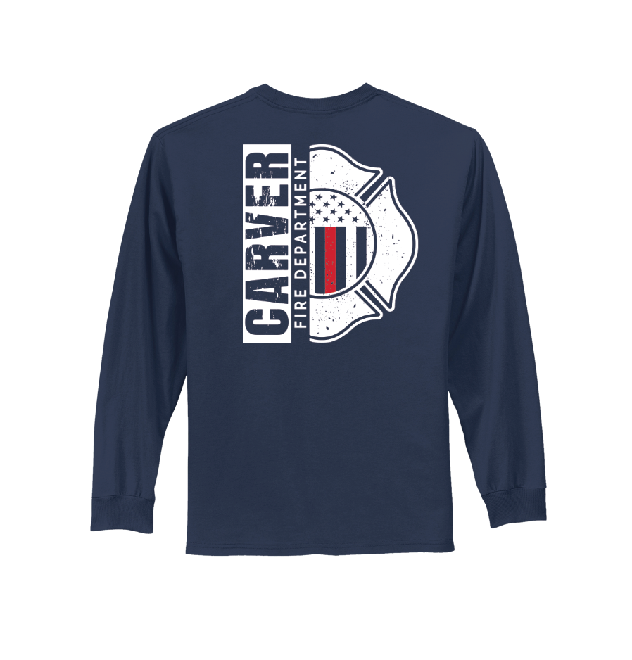 Carver Fire Port & Co® Long Sleeve Essential Tee (MALTESE BACK)