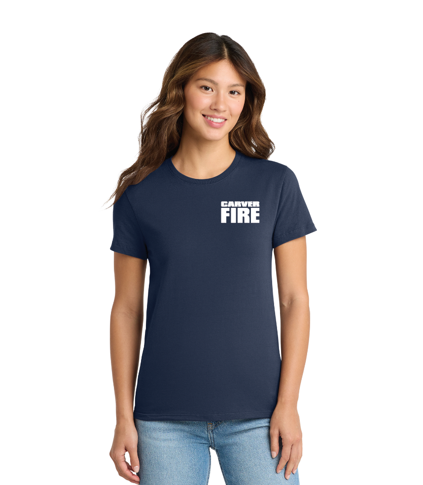 Carver Fire Port & Co® Women's Essential Tee (MALTESE BACK)