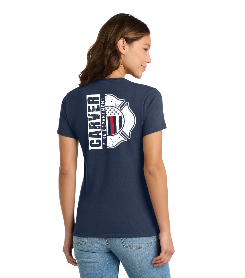 Carver Fire Port & Co® Women's Essential Tee (MALTESE BACK)