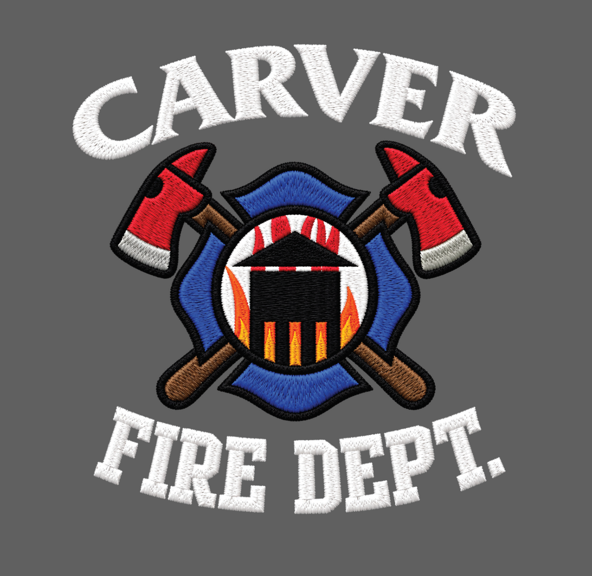 Carver Fire District® Lightweight Fleece Raglan Hoodie