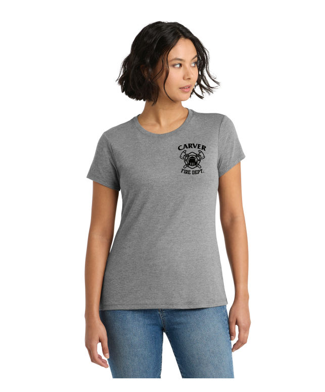 Carver Fire District® Women’s Perfect Tri® Tee (STACKED TEXT BACK)