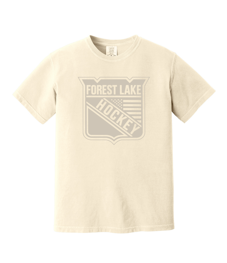 Forest Lake Hockey Comfort Colors® Heavyweight Ring Spun Tee - IVORY