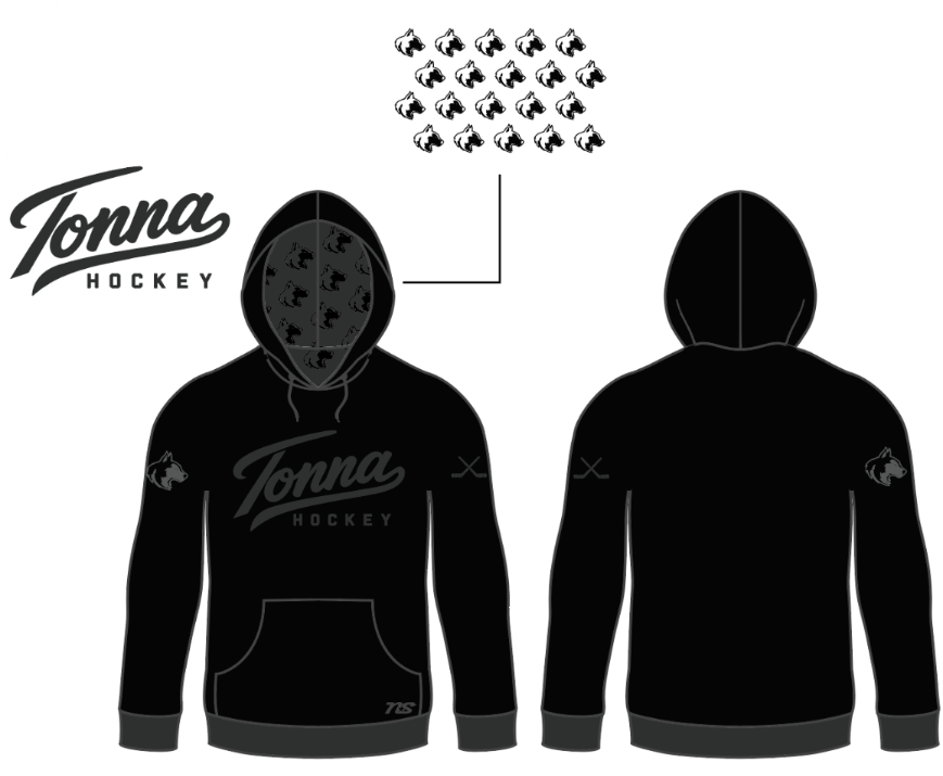 Owatonna Hockey Sublimated Hoodie - BLACK