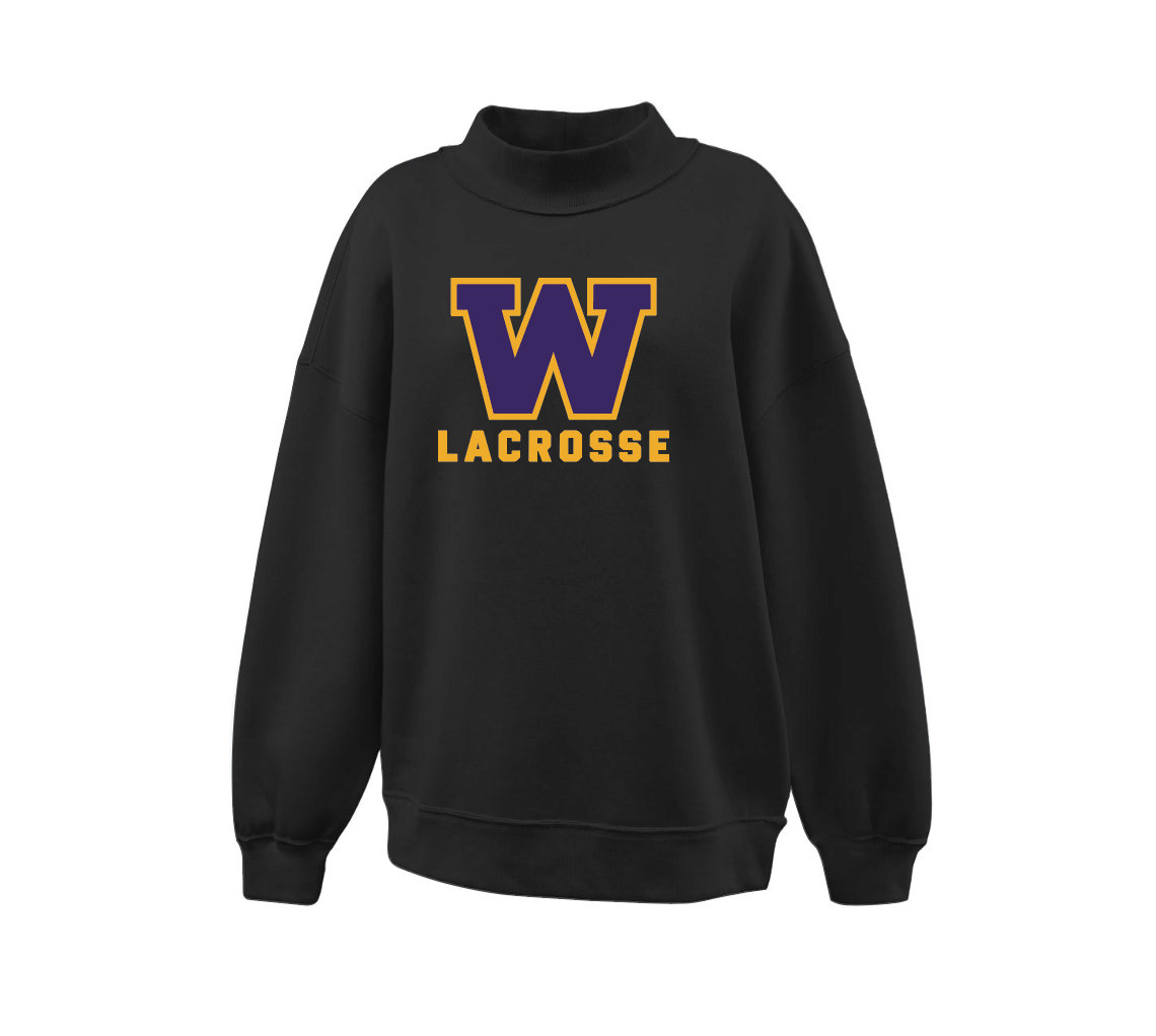 Waconia Lacrosse Mockneck Sweatshirt
