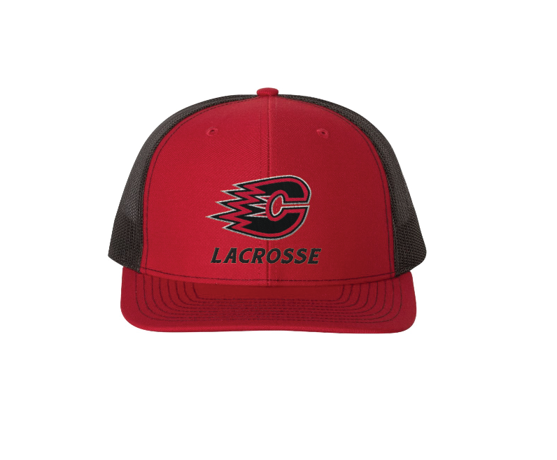 Centennial Lax Richardson Snapback Trucker Cap - RED/BLACK