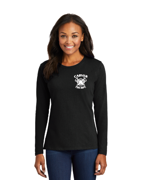 Carver Fire Women's Long Sleeve Core Cotton Tee