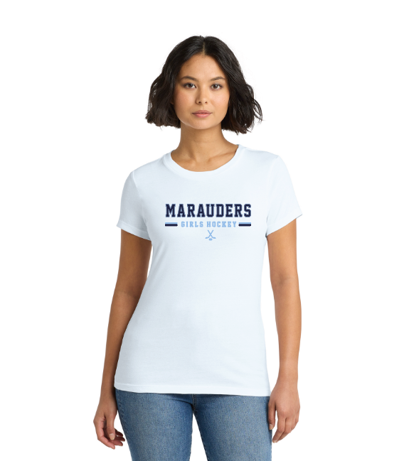 Roseville-Mahtomedi District ® Women’s Perfect Weight ® Tee - WHITE