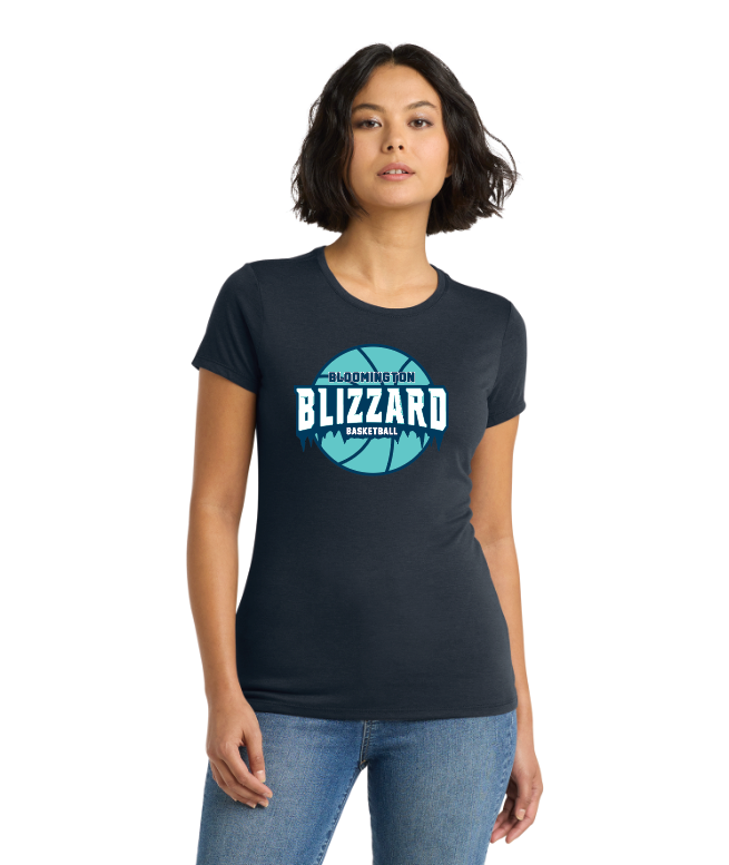 Bloomington Basketball District® Women’s Perfect Tri® Tee - NAVY