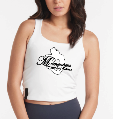 Momentum Dance UNRL™ Performa Fitted Tank - WHITE