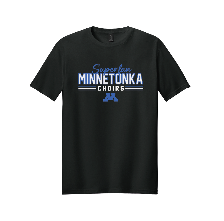 Minnetonka Choirs SUPERFAN TEE - BLACK