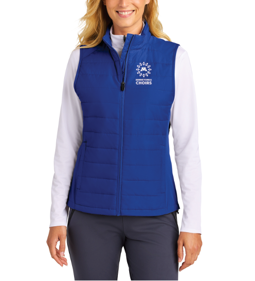 Minnetonka Choirs Sport-Tek® Women’s Teknical Hybrid Vest - ROYAL