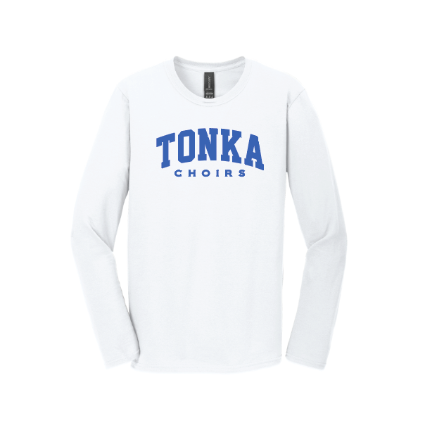 Minnetonka Choirs Gildan Softstyle® Long Sleeve T-Shirt - WHITE