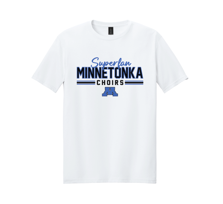 Minnetonka Choirs SUPERFAN TEE - WHITE