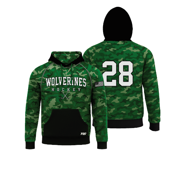 Rock Ridge Hockey Sublimated Hoodie - CAMO