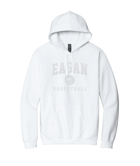 Eagan Basketball WHITE-OUT Softstyle® Midweight Pullover Hooded Sweatshirt