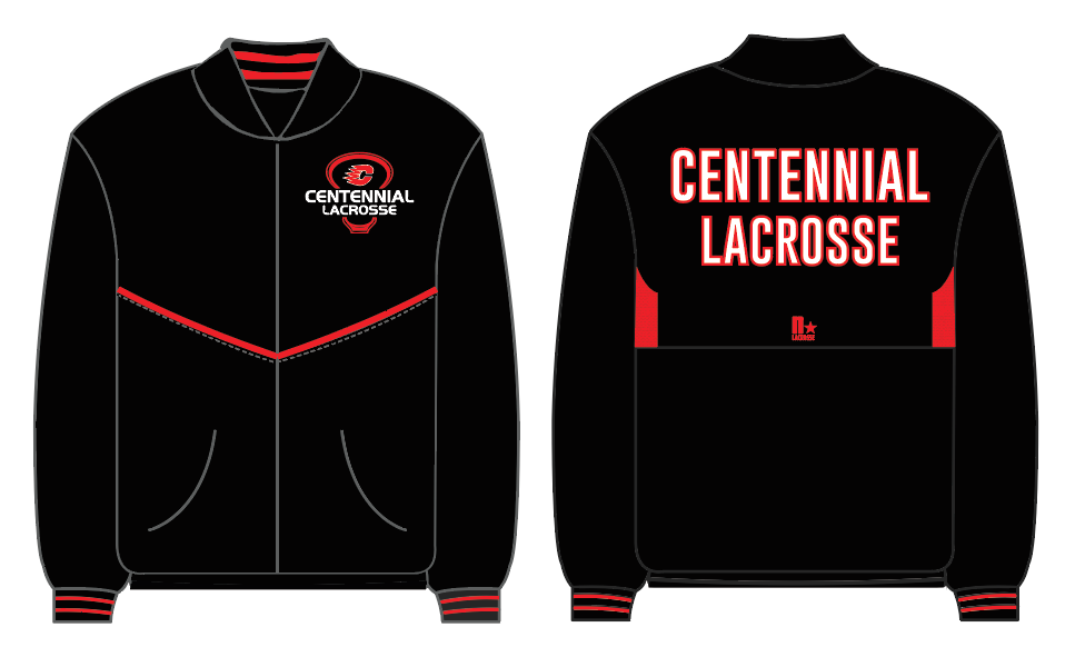 Centennial Lacrosse Sublimated Jacket - Black