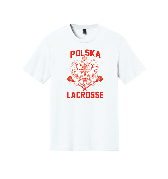 Poland Lacrosse District® Perfect Tri® Tee - WHITE