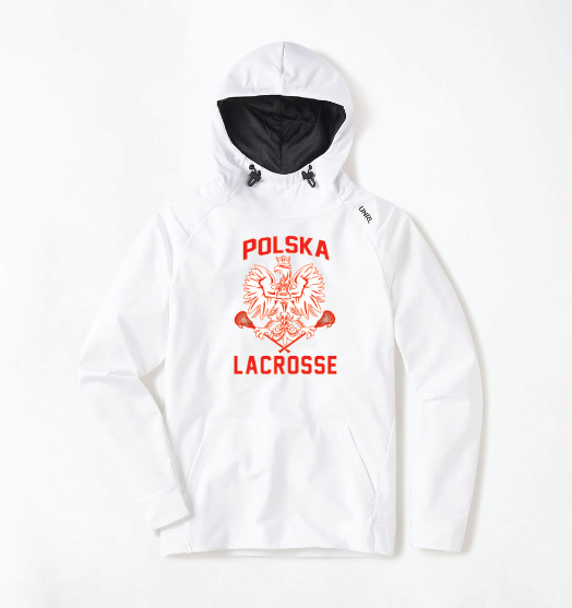 Poland Lacrosse UNRL Crossover Hoodie - WHITE