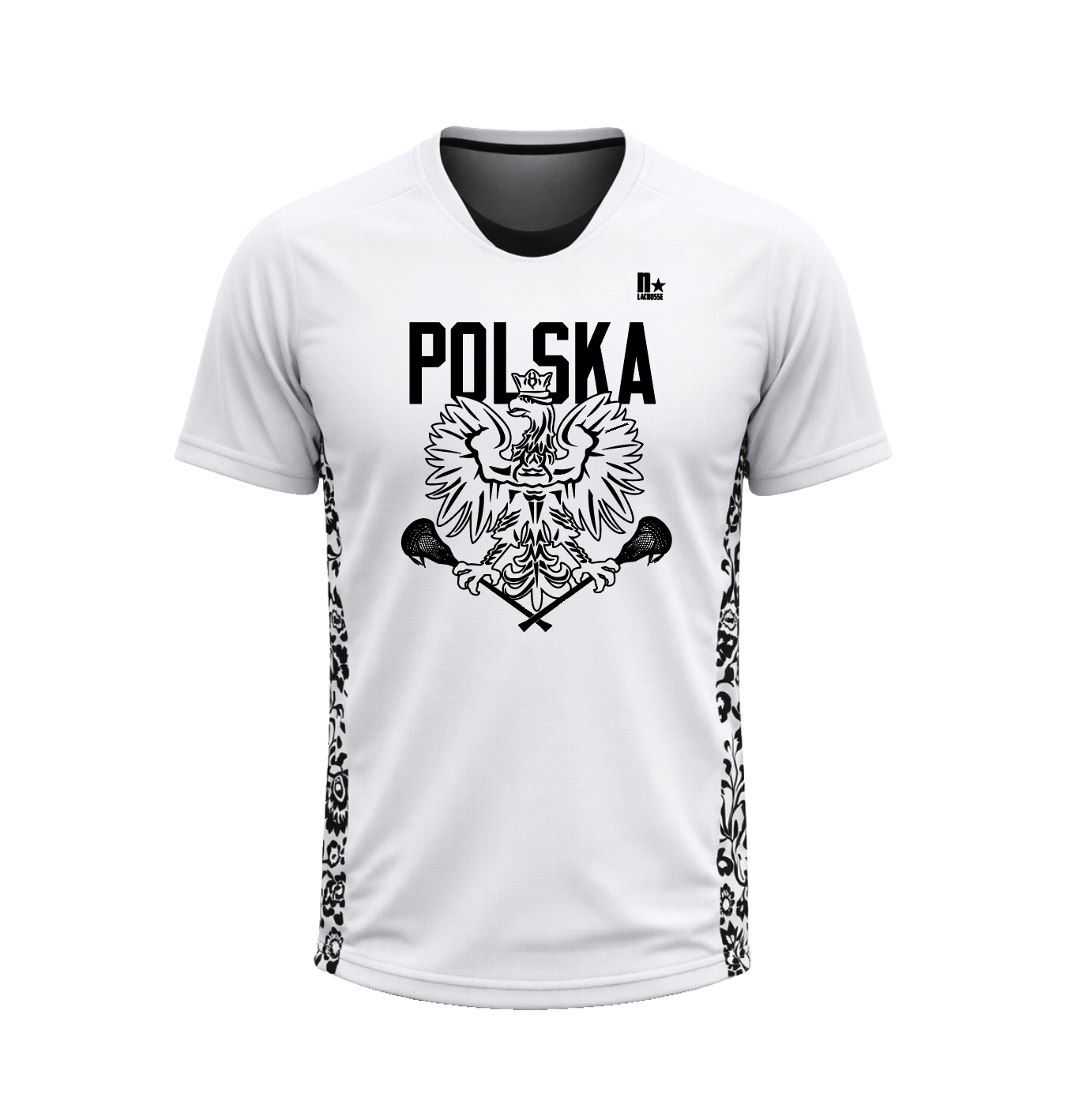 Poland Lacrosse* Sublimated POLSKA SHOOTER SHIRT