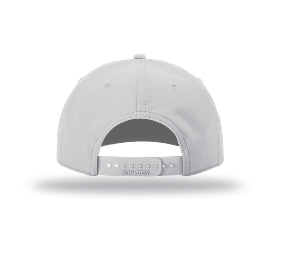 Hopkins Football Richardson 5-Panel Classic Rope Cap - GREY/WHITE
