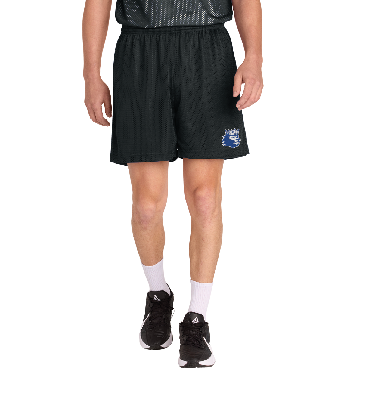 Hopkins Football Sport-Tek® PosiCharge® Mesh 7” Short - BLACK