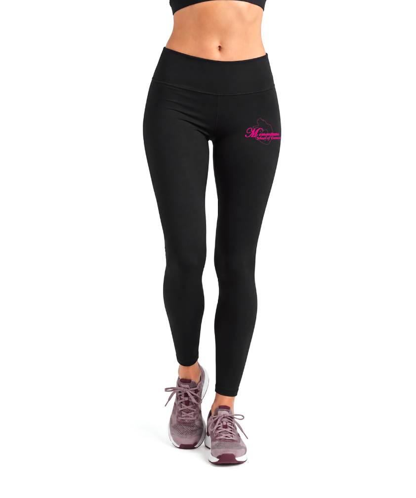 Momentum Dance Leggings - BLACK
