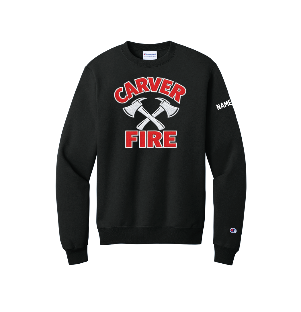 Carver Fire Champion® TACKLE TWILL Powerblend® Crewneck Sweatshirt