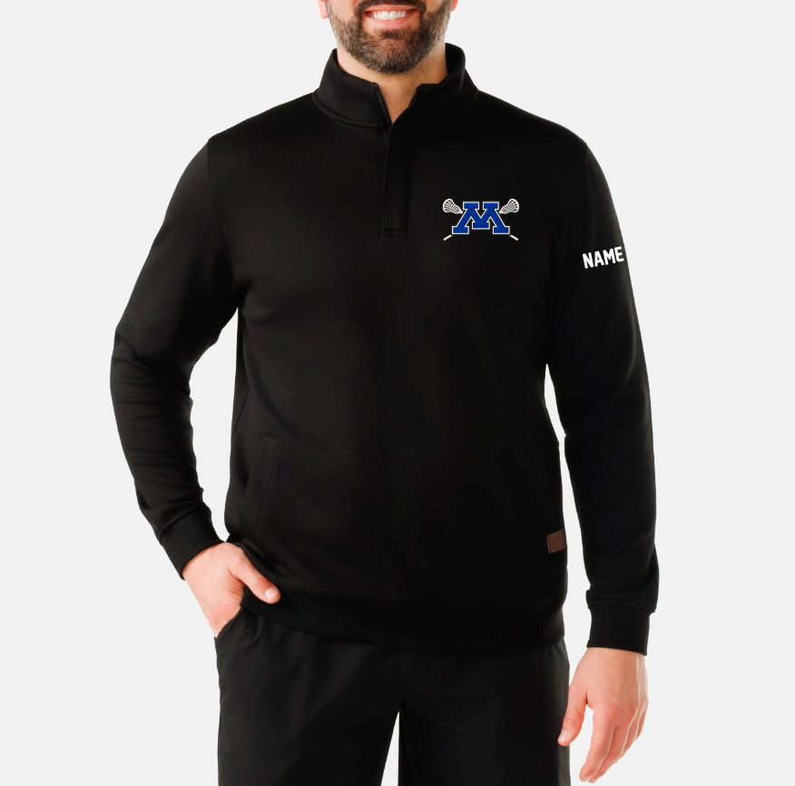 Minnetonka WAGGLE Quarter Zip - BLACK