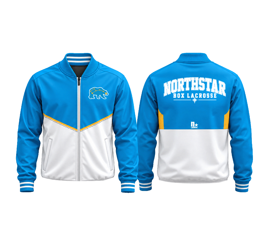 NLC Box Sublimated Warm-Up Jacket - BLUE/WHITE