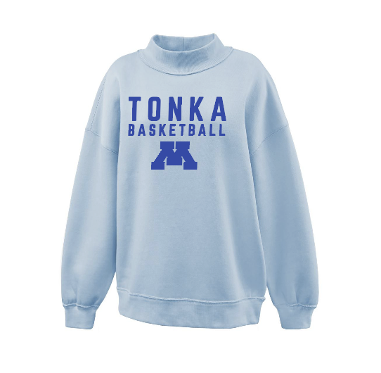 Tonka Basketball Mockneck Sweatshirt