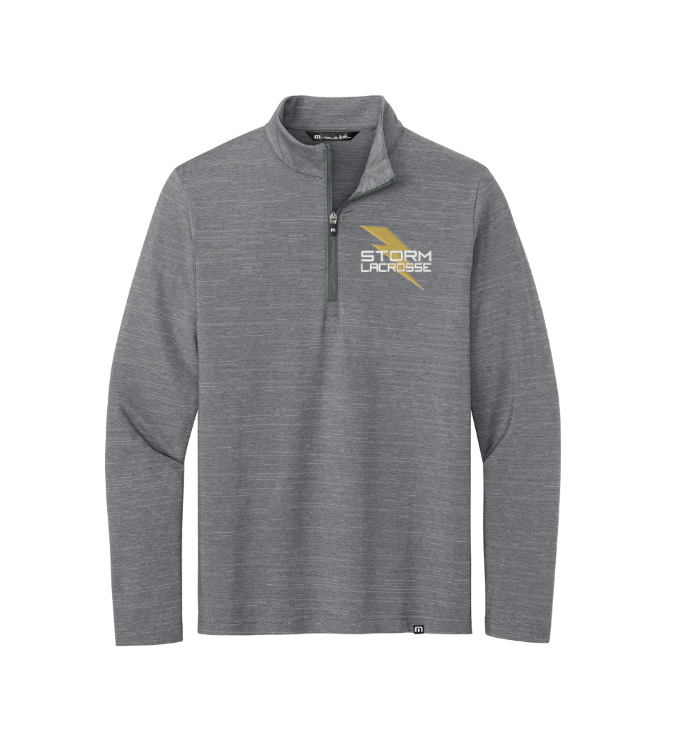 Chanhassen Lax TravisMathew Crestview 1/4-Zip - GREY HEATHER