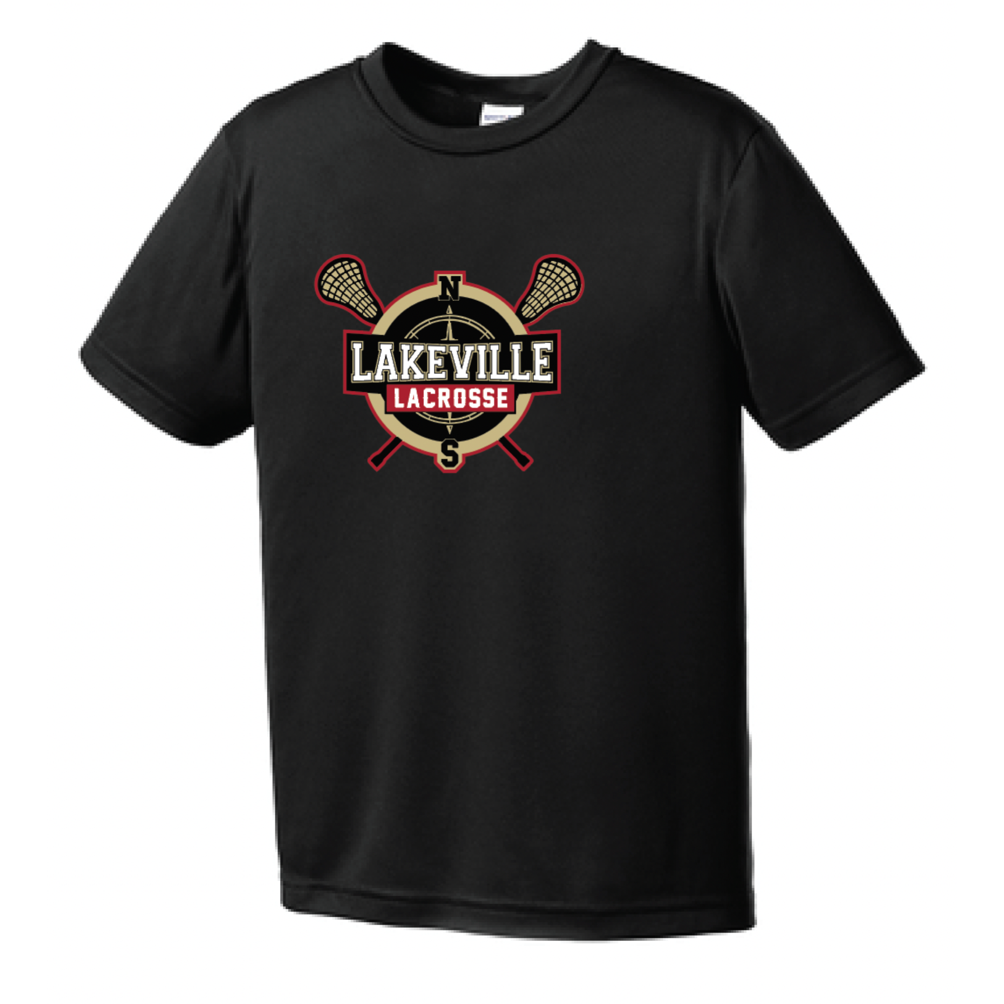 Lakeville Lacrosse Youth Shooter Shirt - Sport-Tek Competitor™ Tee Black