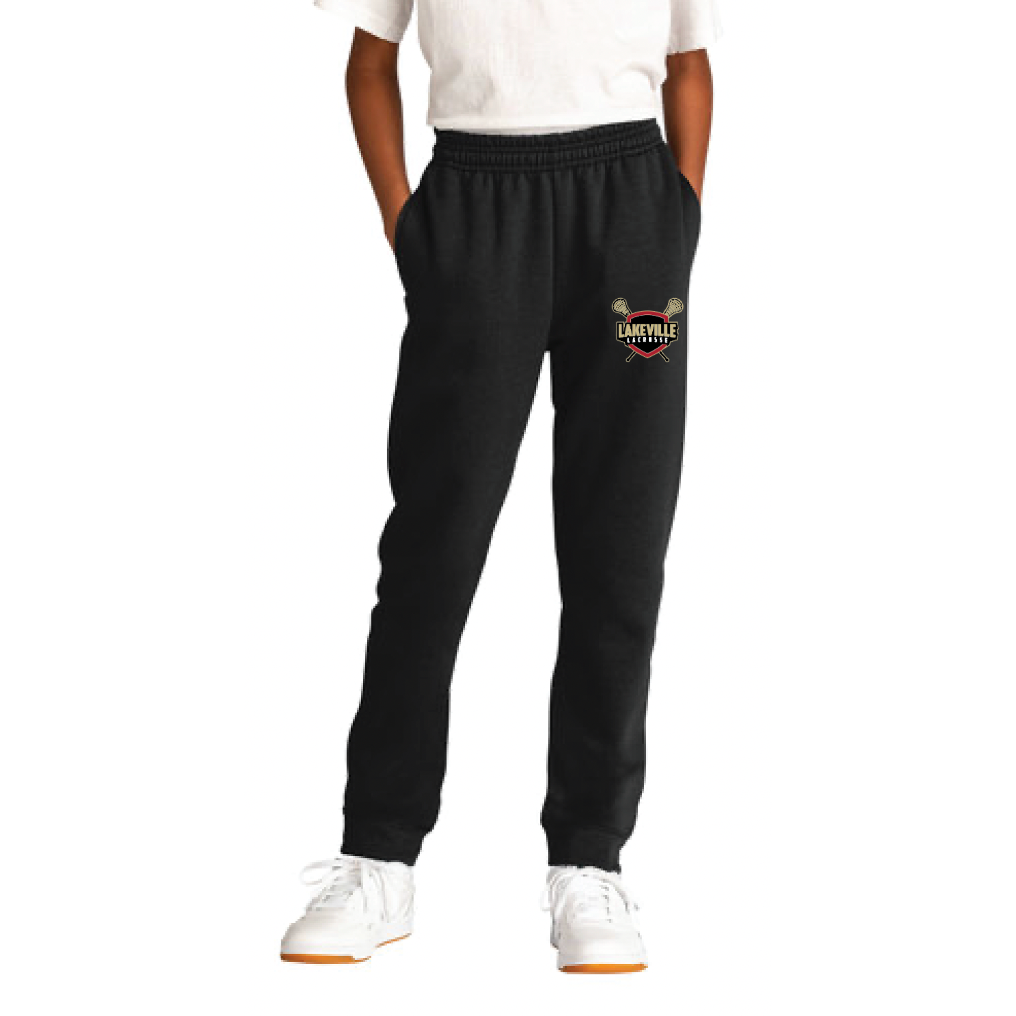 Lakeville Lacrosse Youth Core Fleece Jogger - Black