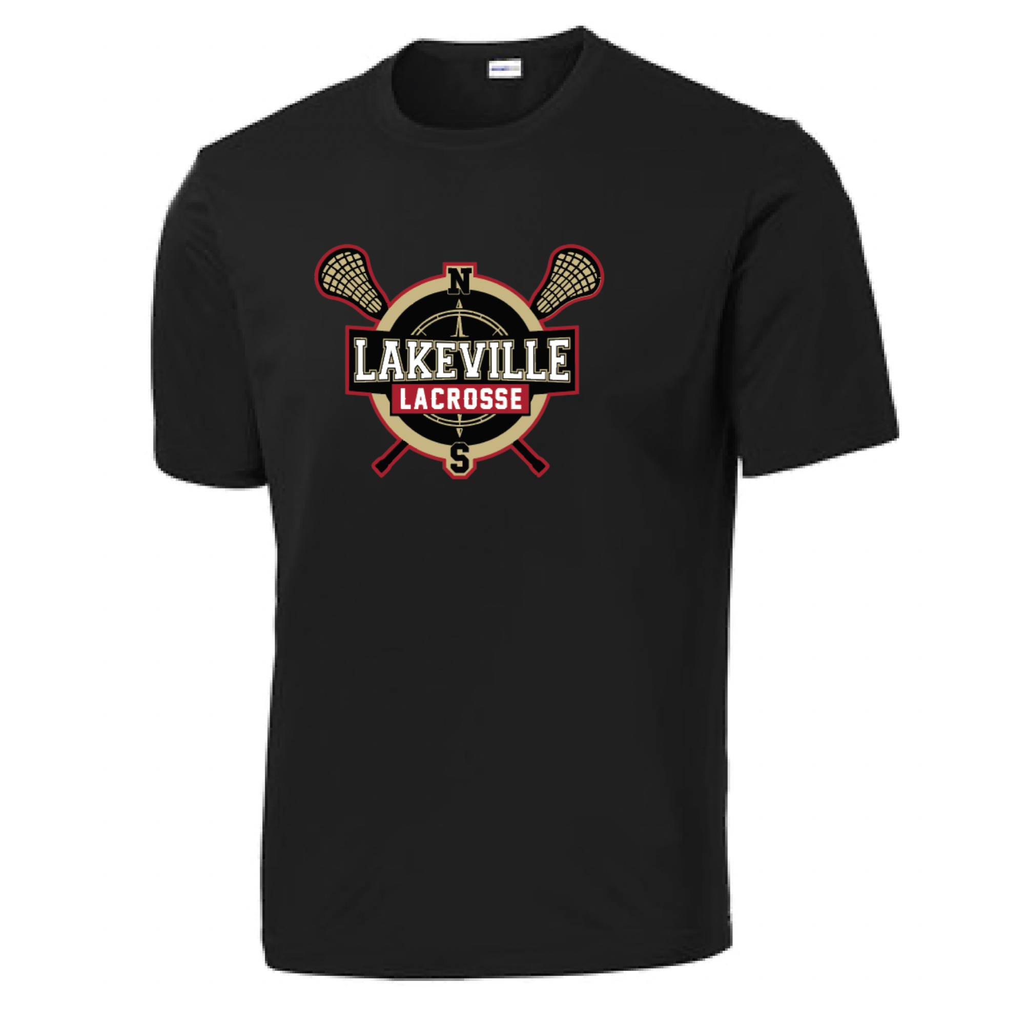 Lakeville Lacrosse Men's Sport-Tek (SS PosiCharge Competitor Tee) Black