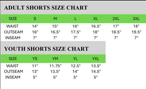 *REQUIRED FOR ALL PLAYERS* Elk River Basketball Shorts