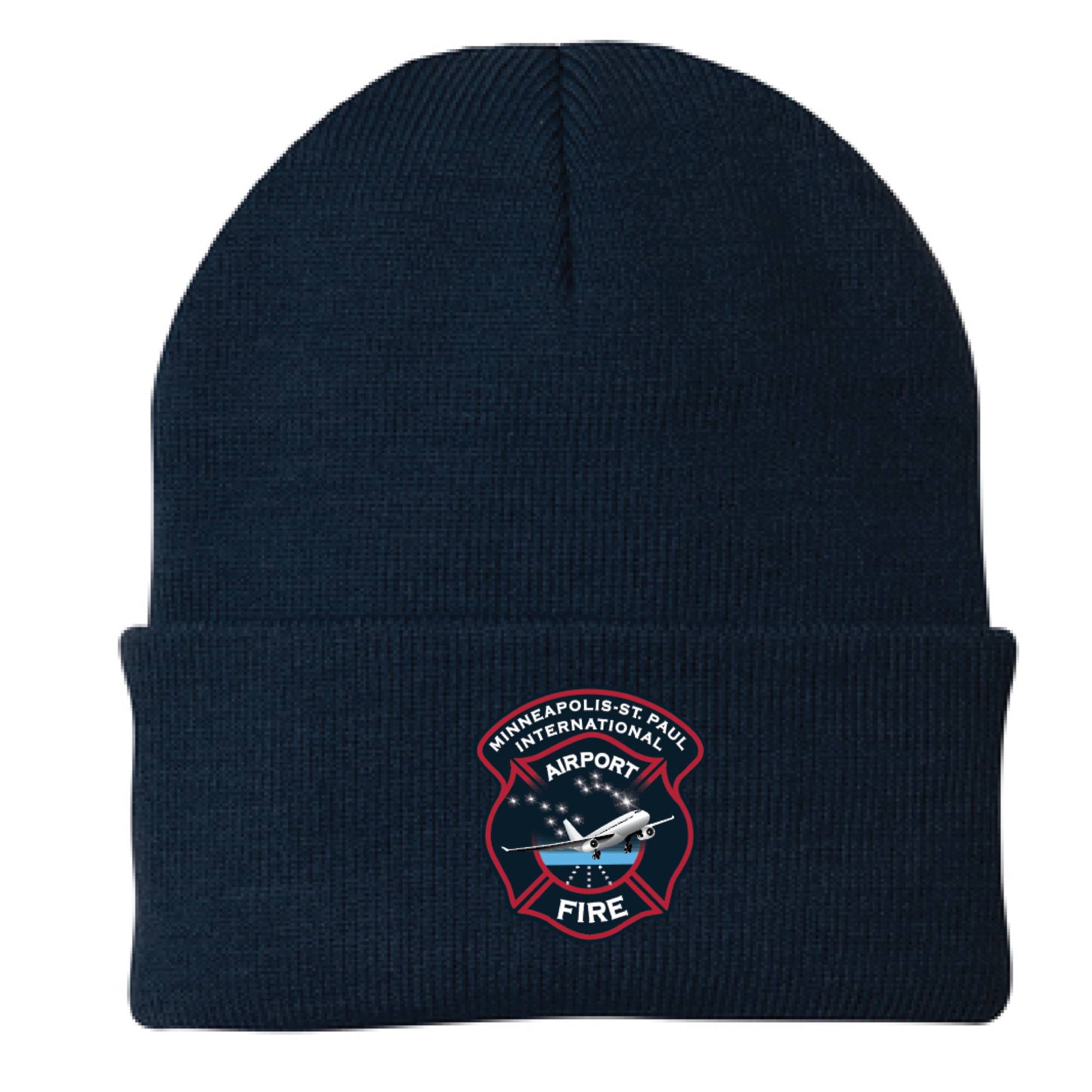MSP Airport Fire Cuff Beanie Navy