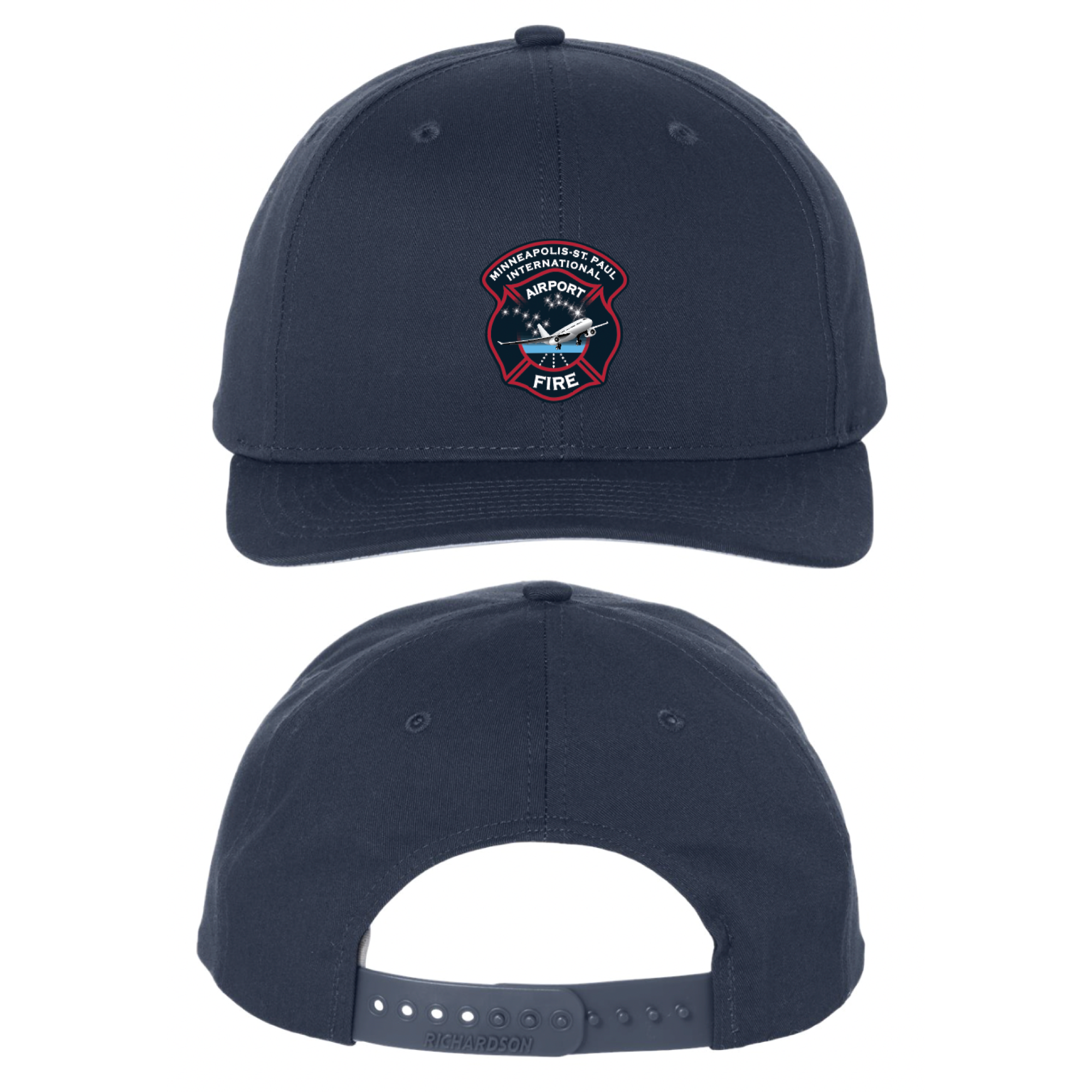 MSP Airport Richardson (Pro Twill Snapback Cap) Navy