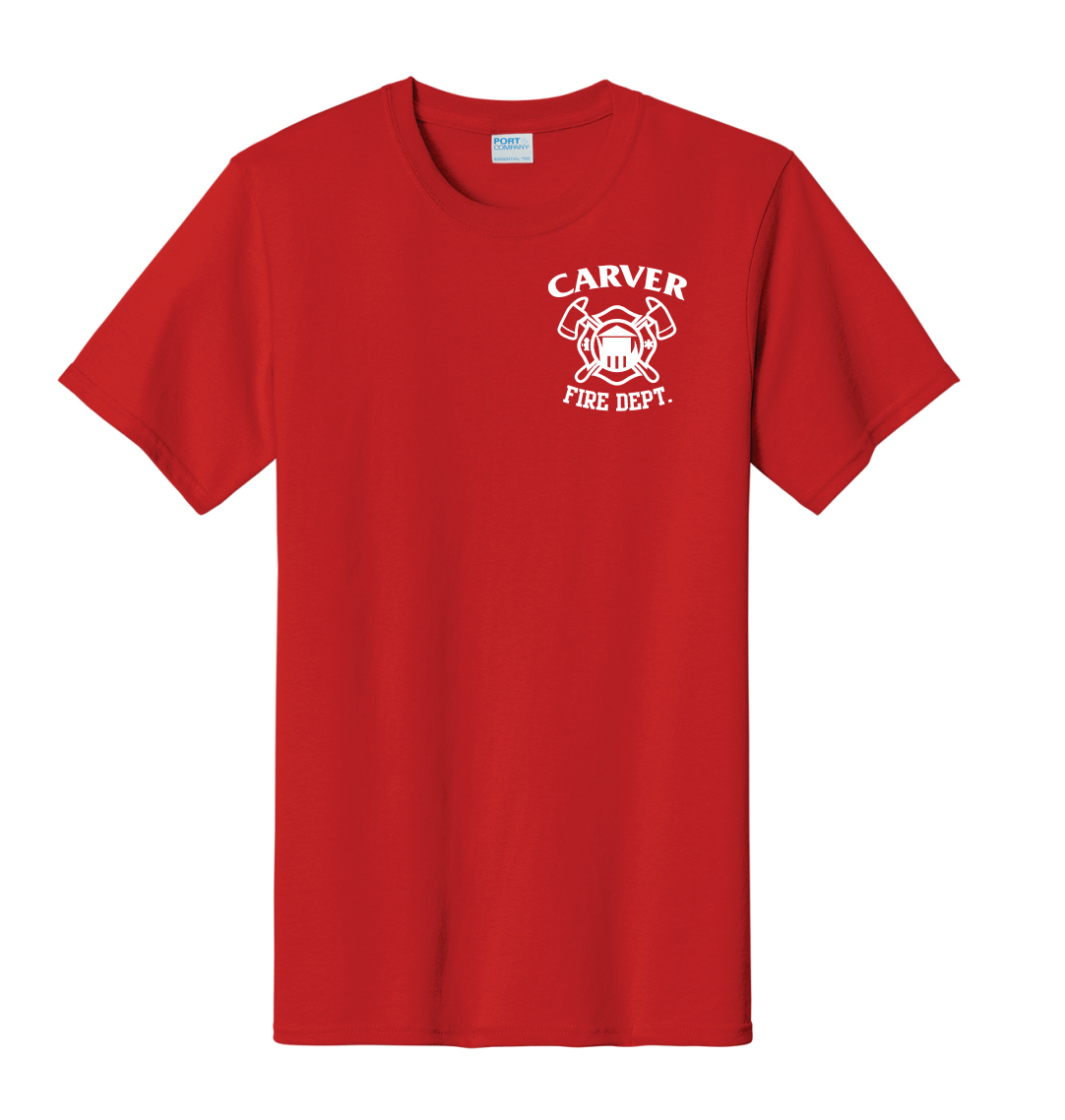 Carver Fire Port & Co® Essential Tee (STACKED TEXT BACK)