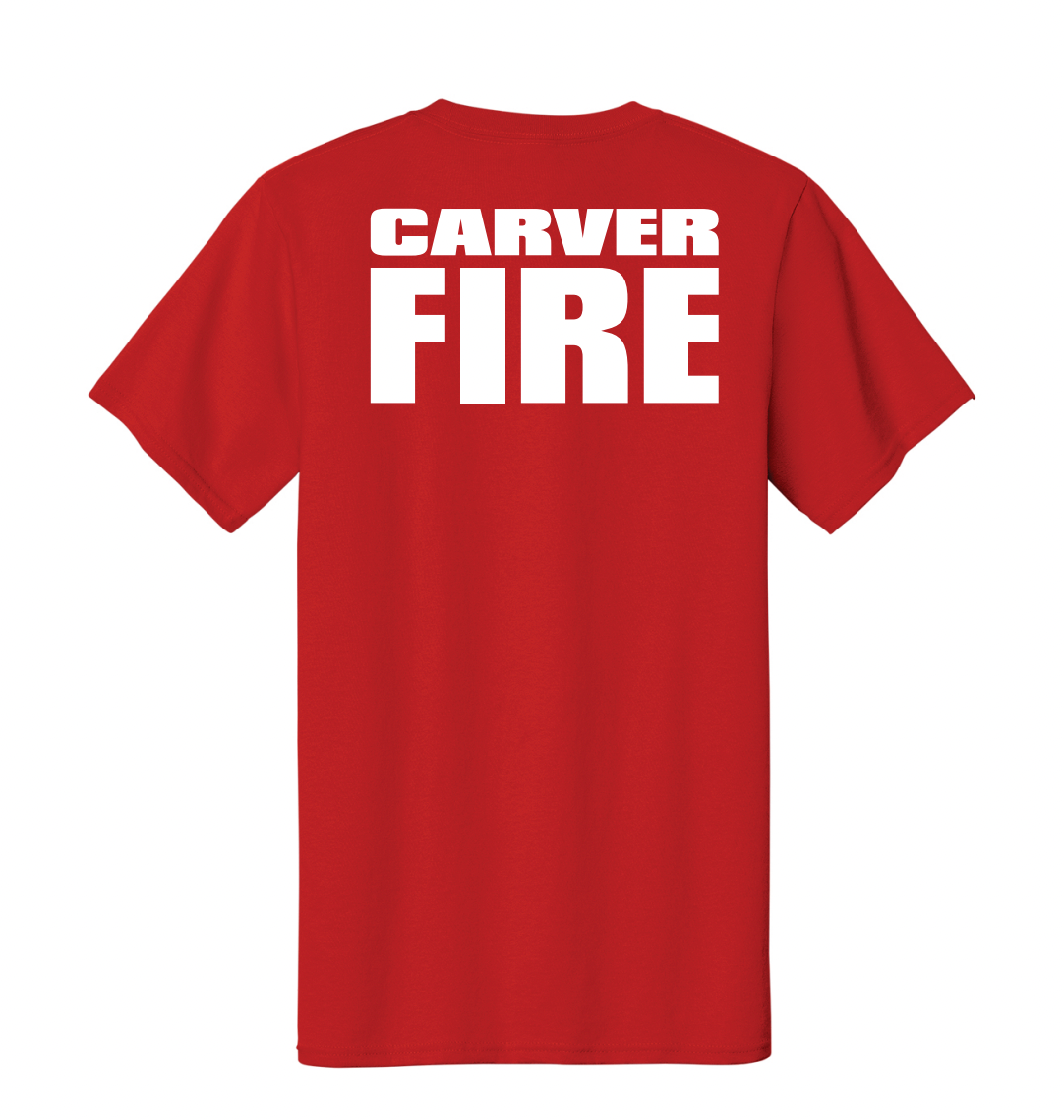 Carver Fire Port & Co® Essential Tee (STACKED TEXT BACK)
