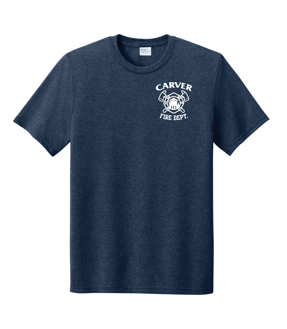 Carver Fire Port & Co® Tri-Blend Tee (STACKED TEXT BACK)