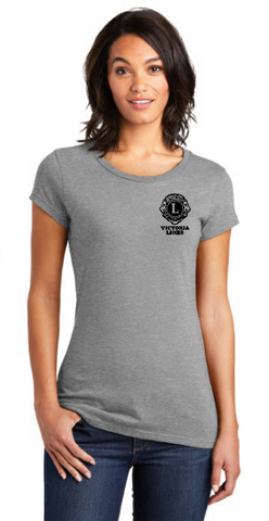 Victoria Lions Club - Ladies T-Shirt - Grey