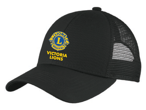 Victoria Lions Club - Mesh Back Cap - Black